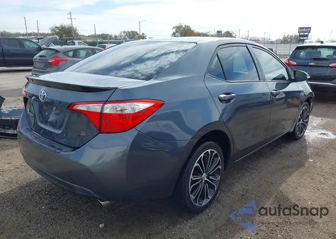 2015 Toyota Corolla S Plus z USA, uszkodzony, nr VIN 5YFBURHE5FP230441